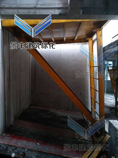 定型化建筑工地电梯井防护平台做法设计附安装搭设图纸